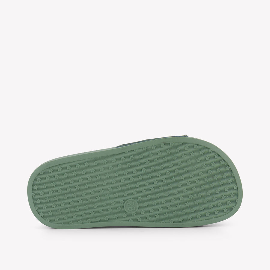 Boss Garçons Pantoufles Vert