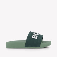 Boss Garçons Pantoufles Vert