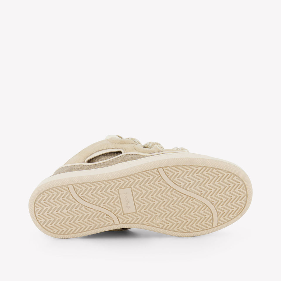 Lanvin Unisex Sneakers In Beige