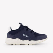 Boss Garçons Baskets dans Navy
