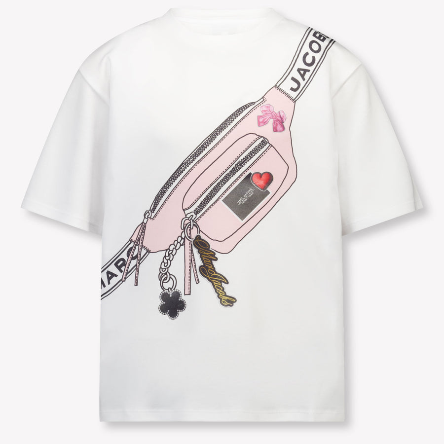 Marc Jacobs Enfants Filles T-shirt dans Blanc