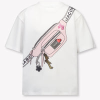 Marc Jacobs Enfants Filles T-shirt dans Blanc