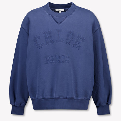 Chloe Bambini Ragazze Maglione dentro Blu