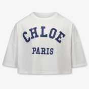Chloe Kids Girls T-Shirt In White