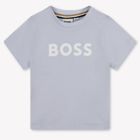 Boss Bébé Garçons T-shirt dans Bleu Clair