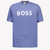Boss Bambini Ragazzi Maglietta dentro Blu