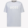 Boss Kids Boys T-Shirt In Light Blue