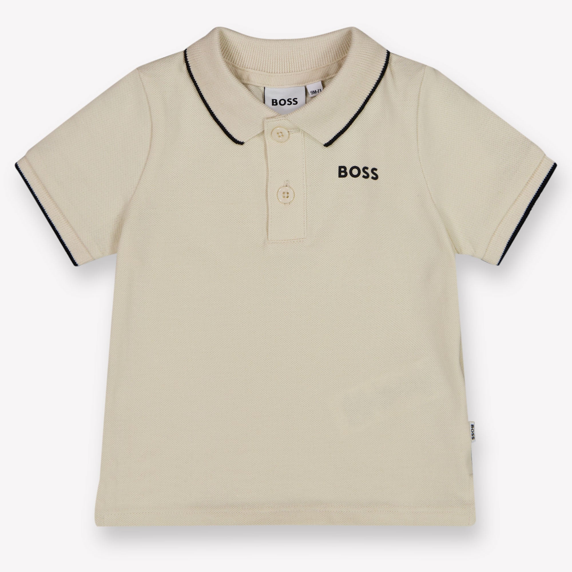Boss Baby Jongens Polo In Licht Beige