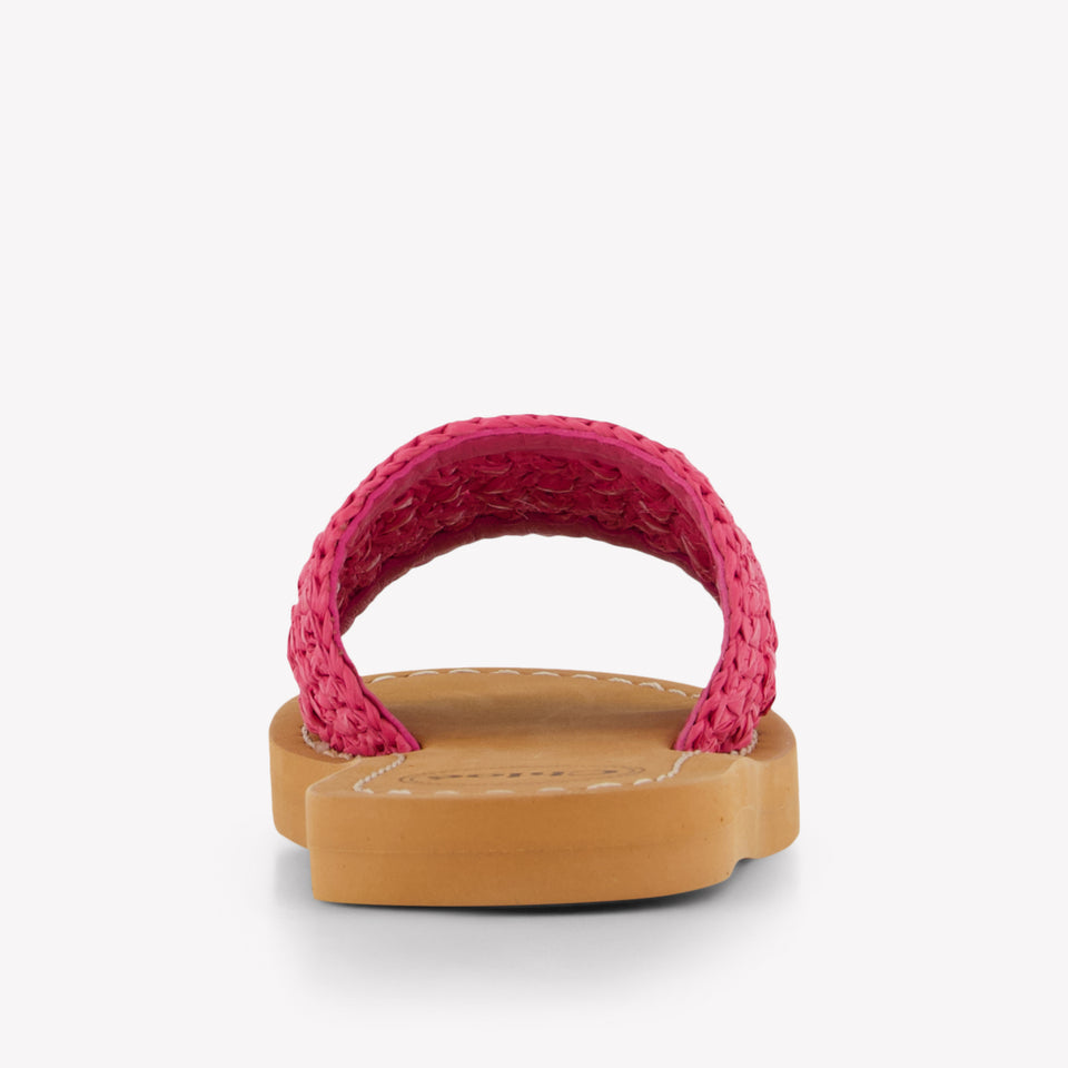 Chloe Girls Flipflops In Fuchsia