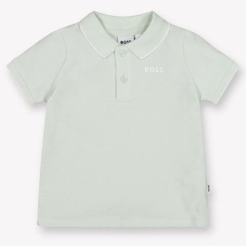 Boss Baby Boys Polo In Mint