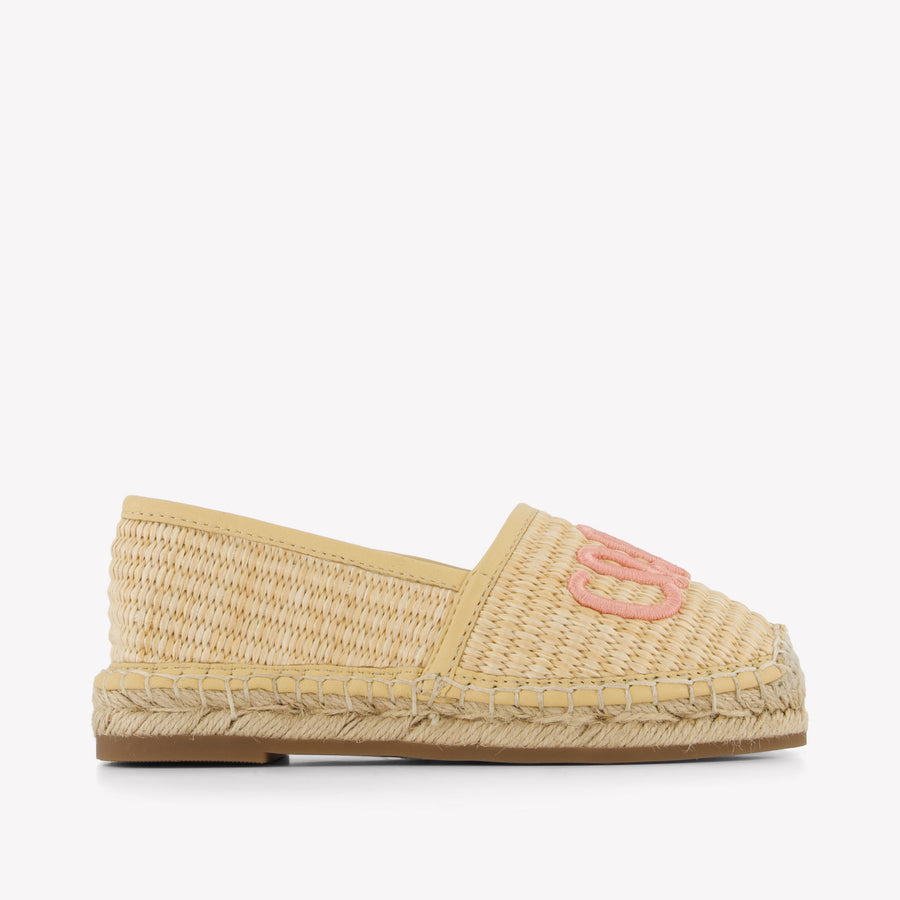Chloe Kinder Meisjes Schoenen In Licht Beige