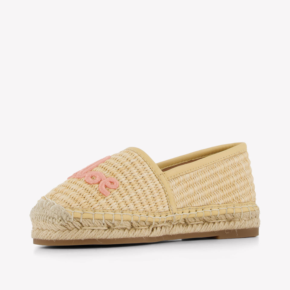 Chloe Girls Shoes In Light Beige