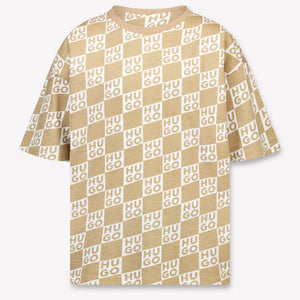 HUGO Kinder Jungen T-Shirt In Beige