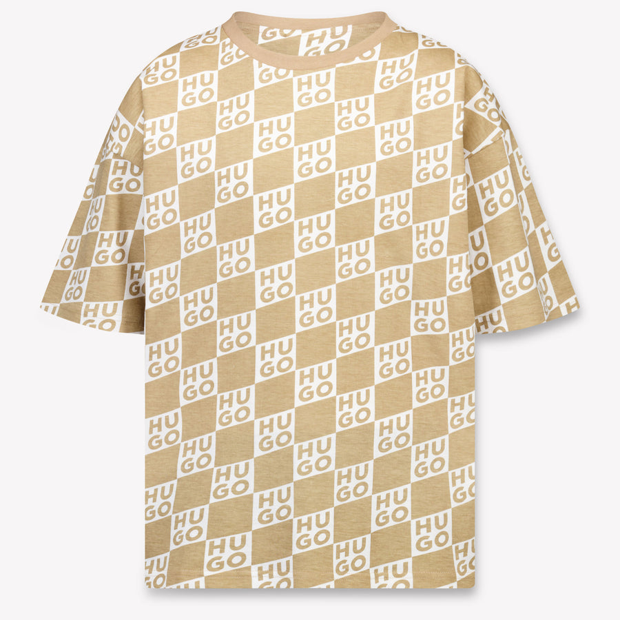 HUGO Kinder Jungen T-Shirt In Beige