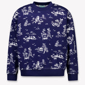 Kenzo Kids Enfants Garçons Pull en Navy