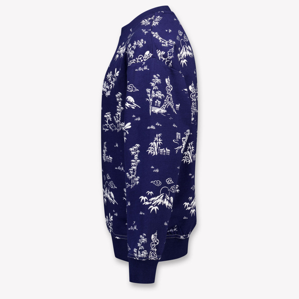 Kenzo Kids Enfants Garçons Pull en Navy