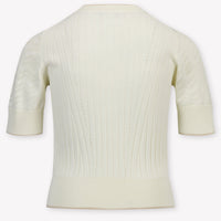 Lanvin Kids Girls T-Shirt in Ecru