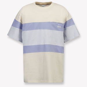 Boss Kinder Jungen T-Shirt In Helles Beige