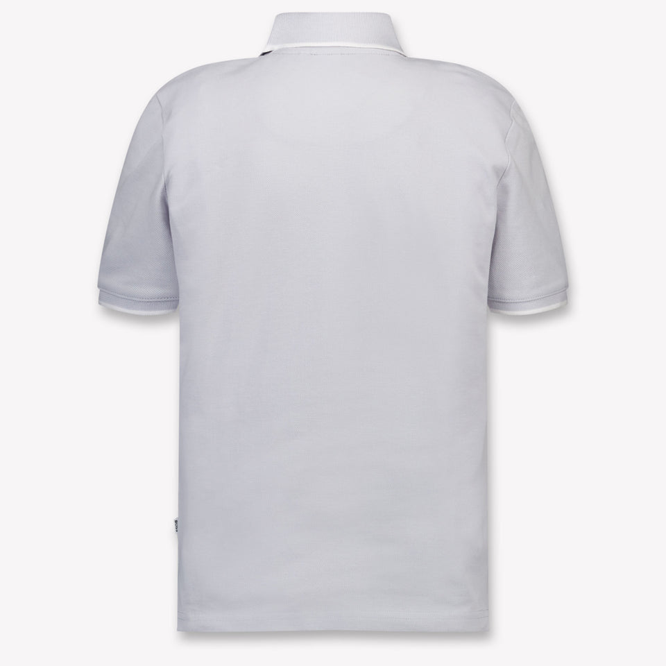 Boss Kids Boys Polo In Light Blue