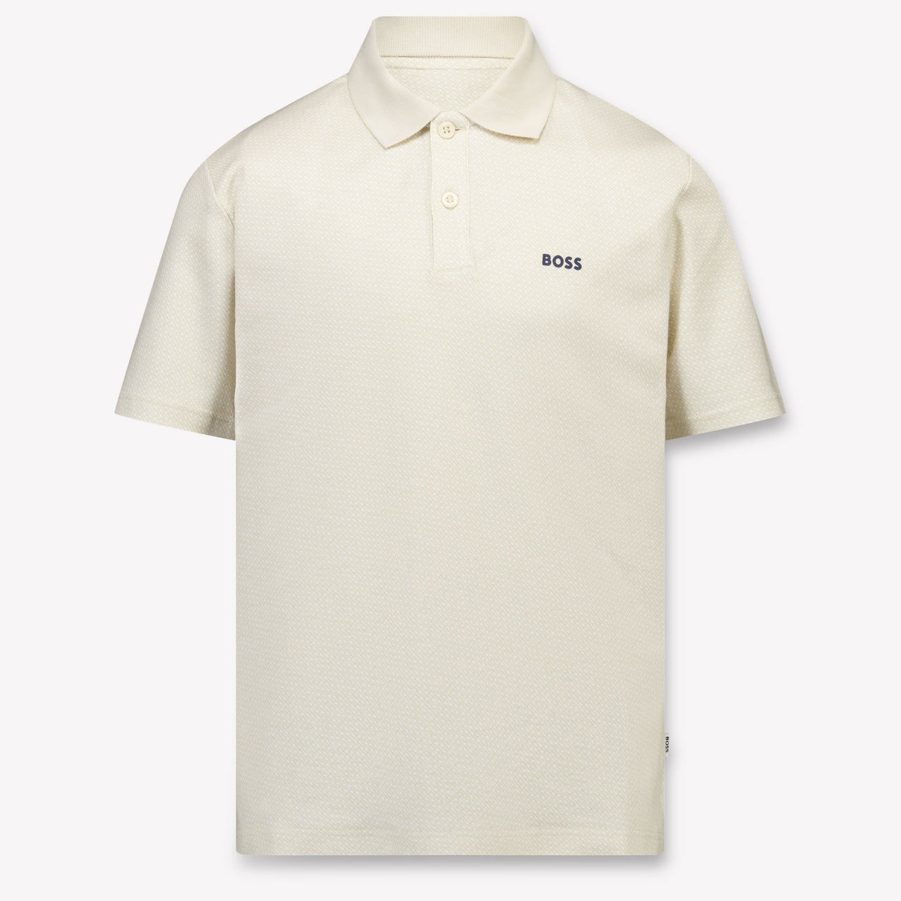 Boss Bambini Ragazzi Polo In Beige Chiaro