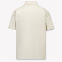 Boss Bambini Ragazzi Polo In Beige Chiaro