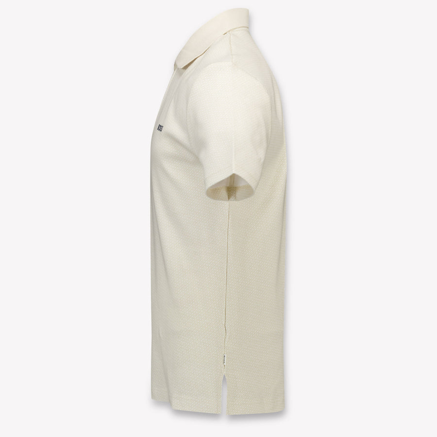 Boss Bambini Ragazzi Polo In Beige Chiaro
