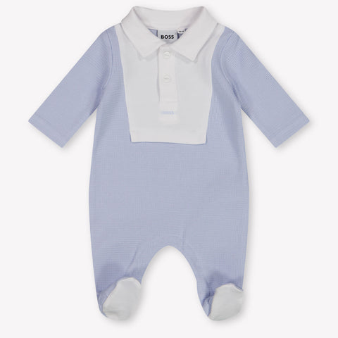 Boss Bébé Garçons Combishort dans Bleu Clair