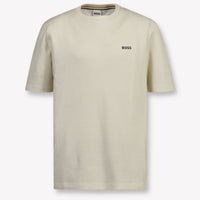 Boss Kinder Jungen T-Shirt In Helles Beige
