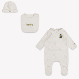 Kenzo Kids Bébé Garçons Combishort en blanc cassé