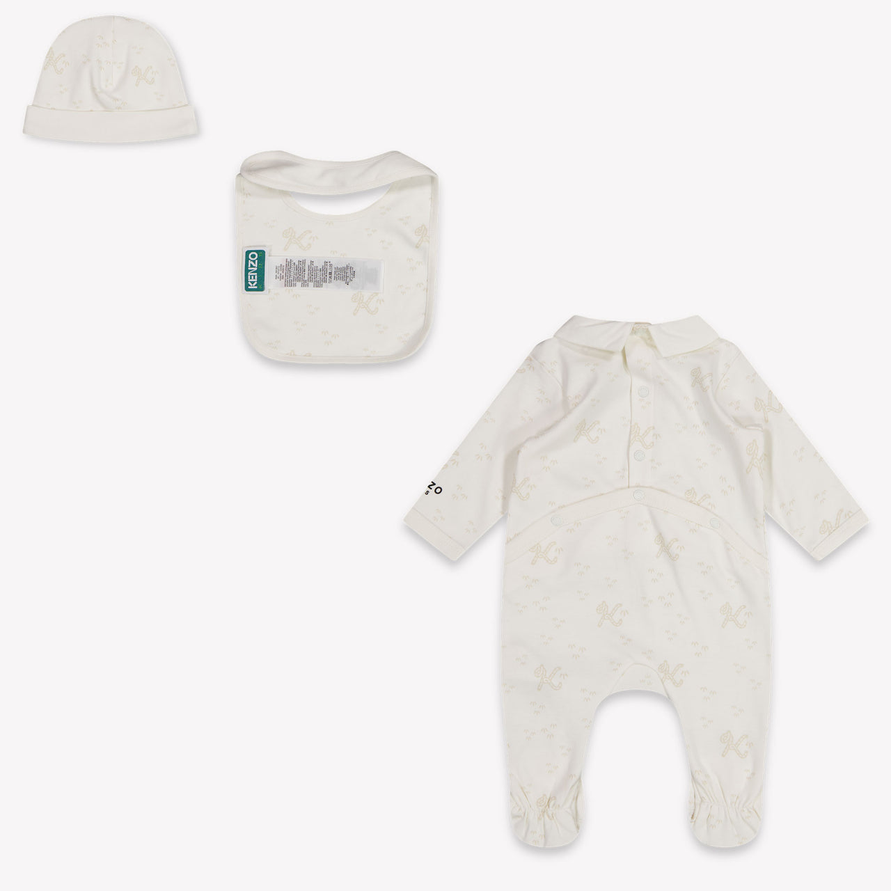 Kenzo Kids Bébé Garçons Combishort en blanc cassé