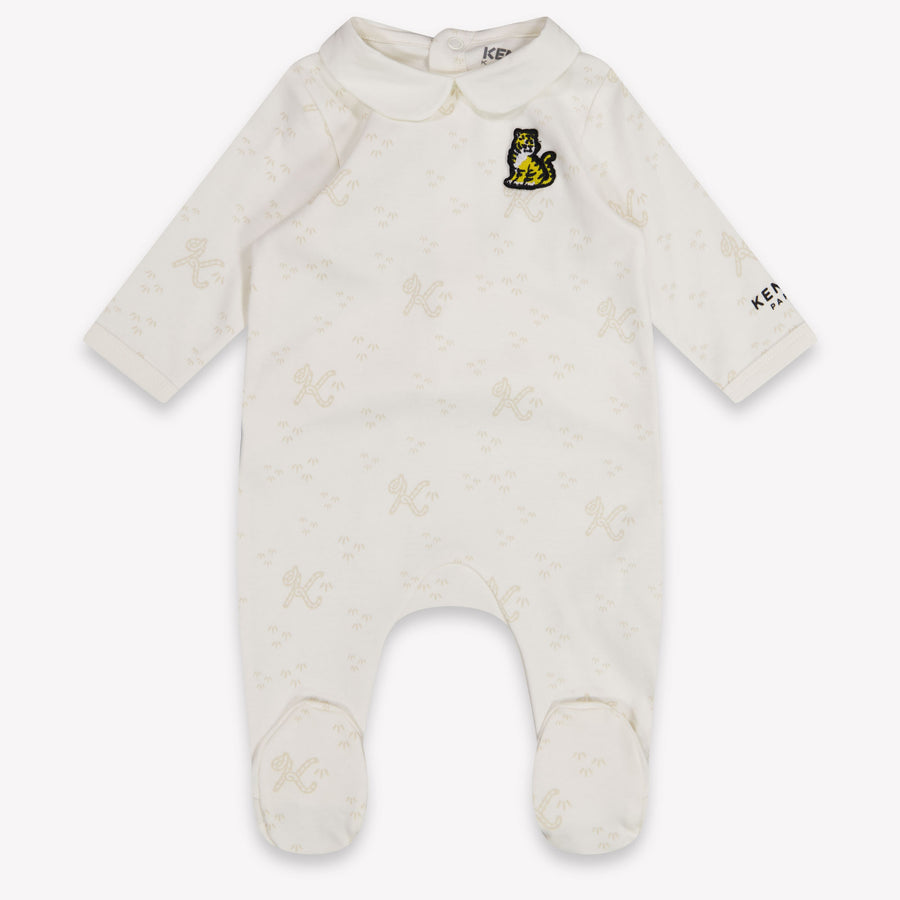 Kenzo Kids Bébé Garçons Combishort en blanc cassé