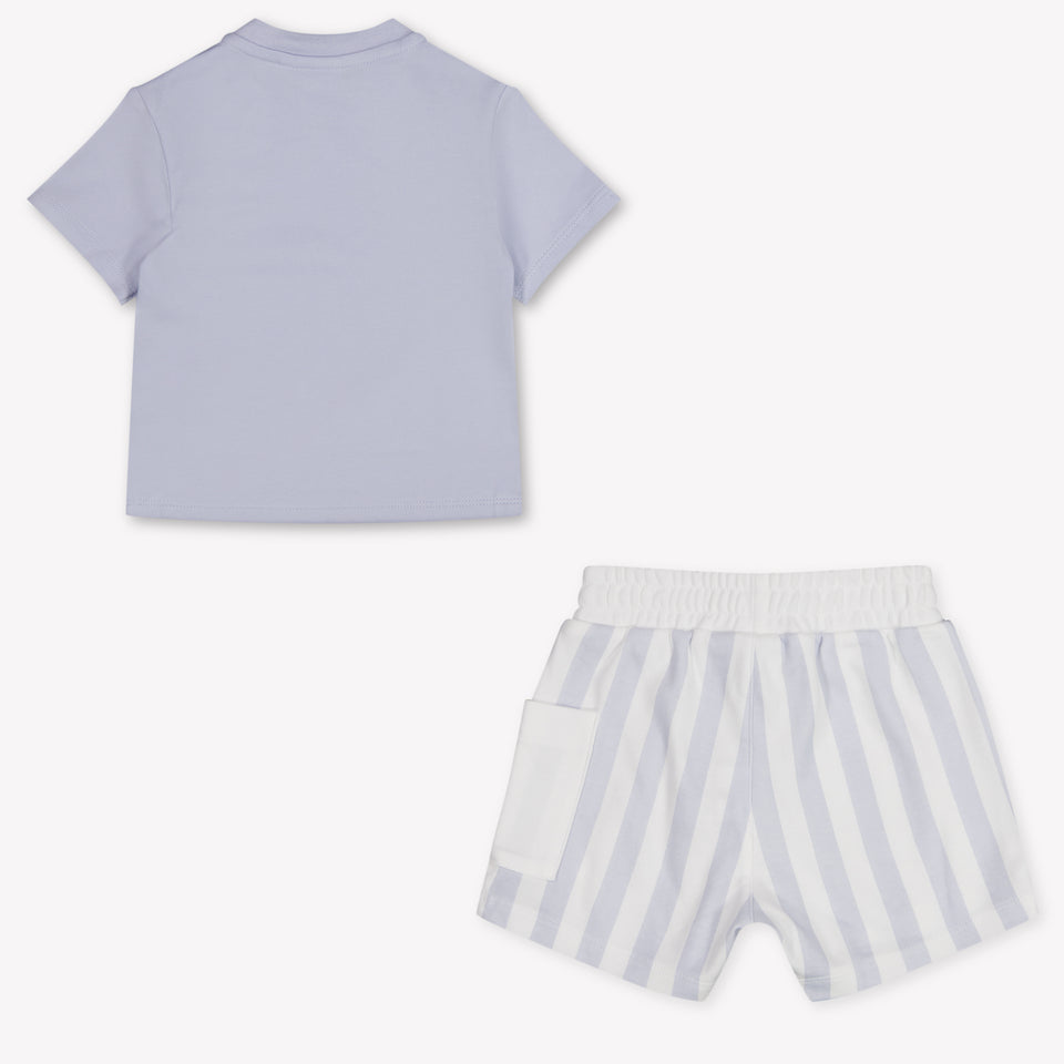 Boss bebe Chicos Establecer en Azul Claro