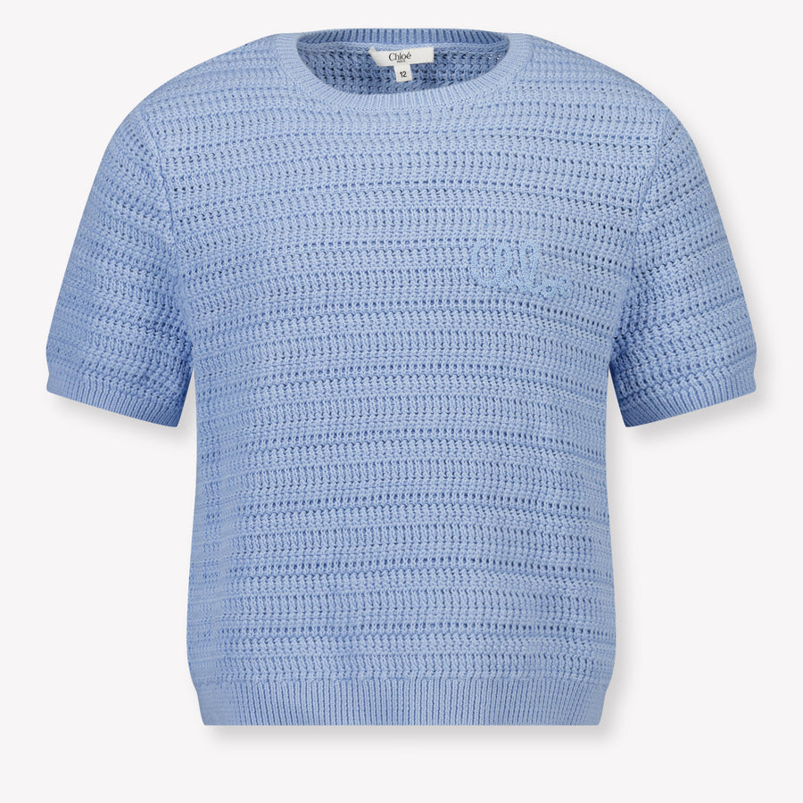 Chloe Mädchen T-Shirt in Hellblau