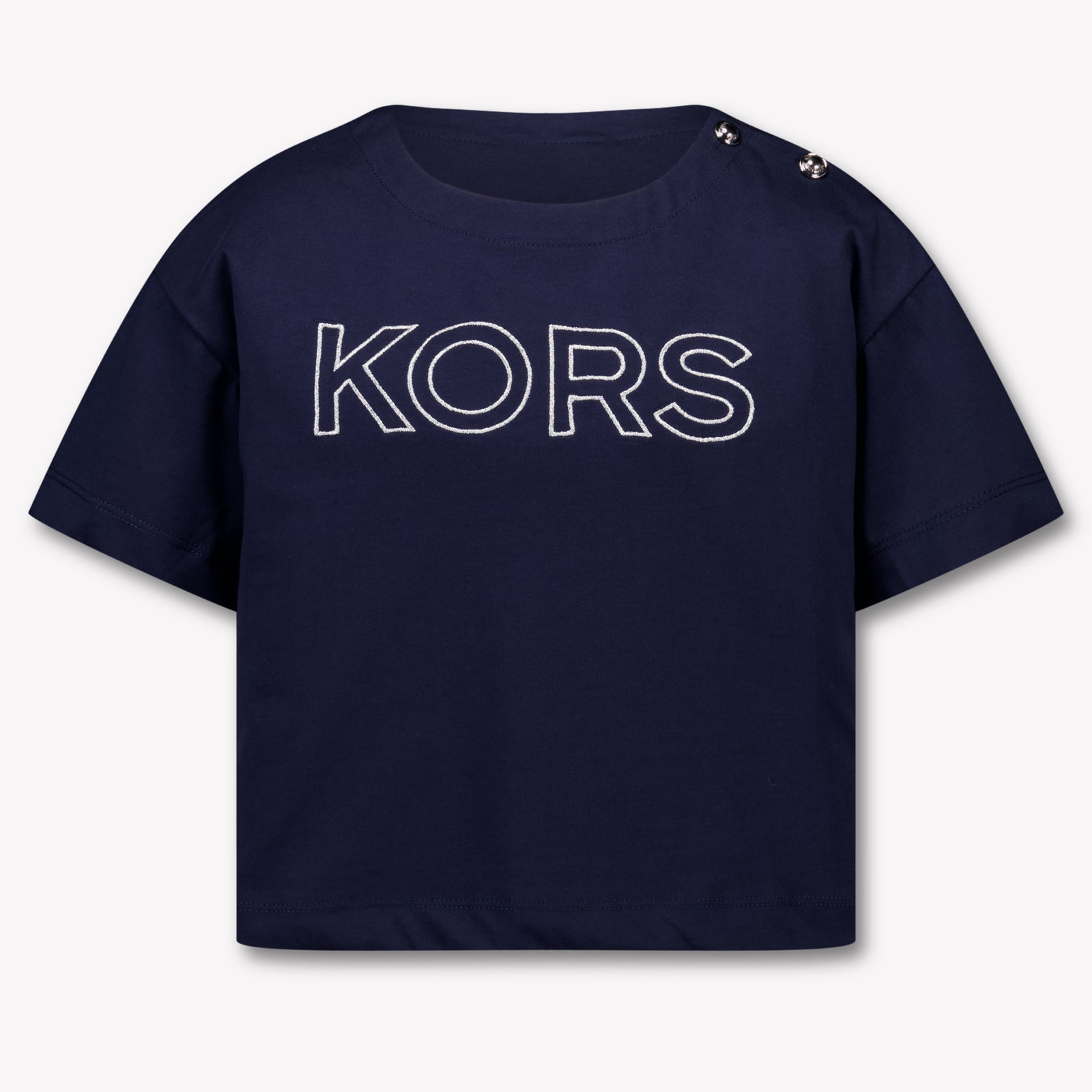 Michael Kors niños Chicas Camiseta adentro Navy