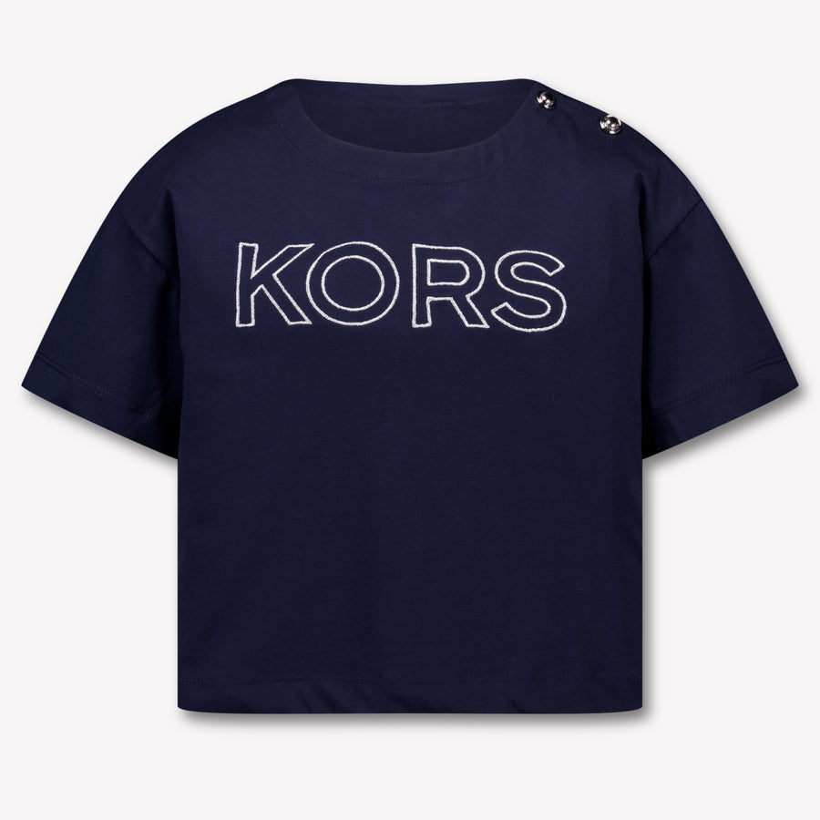 Michael Kors Mädchen T-Shirt in Marineblau