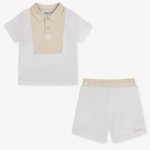Boss Baby Boys Set In White