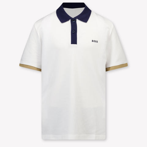 Boss niños Chicos polo en Blanco
