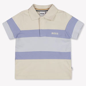 Boss Baby Jongens Polo In Licht Beige