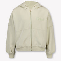 Chloe Bambini Ragazze Cardigan dentro Beige