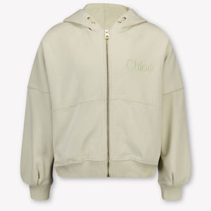 Chloe Bambini Ragazze Cardigan dentro Beige