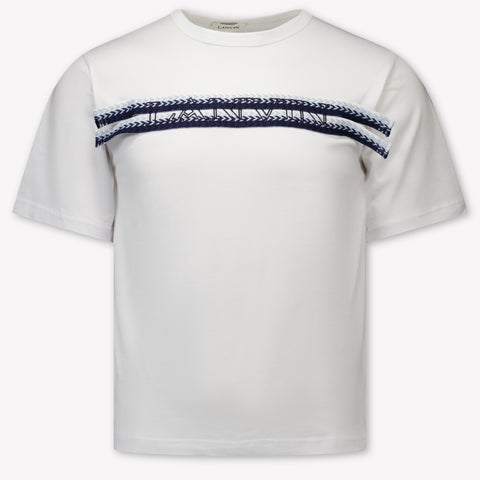 Lanvin Kindergarten Chicos Camiseta adentro Blanco
