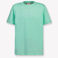 HUGO Kids Boys T-Shirt In Mint