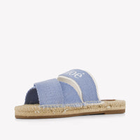 Chloe Girls Flipflops In Light Blue