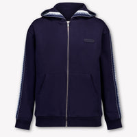 Lanvin Kids Boys Cardigan In Navy