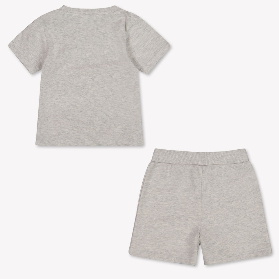 Kenzo Kids Baby Boys Set In Gray