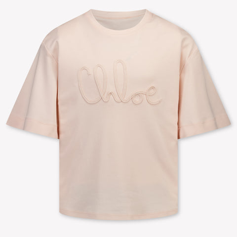 Chloe Kinder Mädchen T-Shirt In Hellrosa