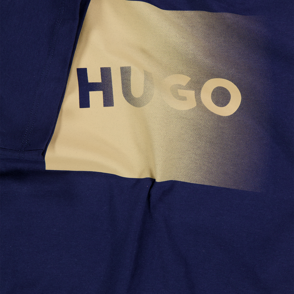 HUGOEnfants Garçons T-shirt dans Navy