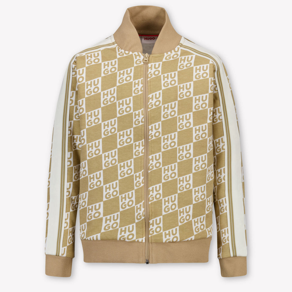 HUGO Bambini Ragazzi Cardigan dentro Beige