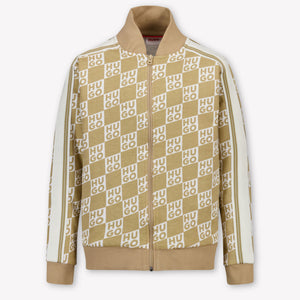 HUGO Kinder Jungen Strickjacke In Beige
