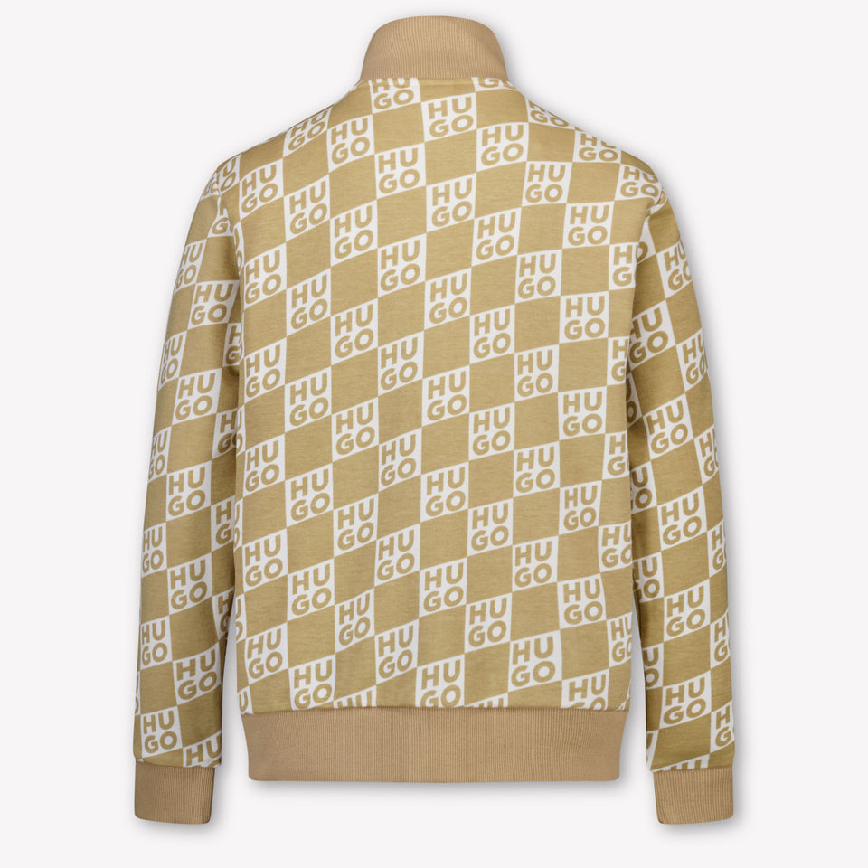 HUGO Bambini Ragazzi Cardigan dentro Beige